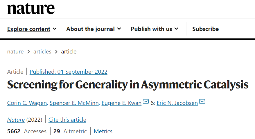 Nature：连续5篇，该领域两次出现诺贝尔化学奖！,图片,材料,催化剂,对映体,金属,手性,化学,生物,物理,第7张