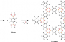 原子、分子和共价有机框架