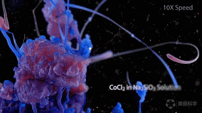 中国学霸用化学方程式拍片，拿国际大奖惊艳全世界!,图片,美丽科学,化学实验,氯化钴,重铬酸钾结晶,浓硫酸,第3张