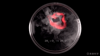 中国学霸用化学方程式拍片，拿国际大奖惊艳全世界!,图片,美丽科学,化学实验,氯化钴,重铬酸钾结晶,浓硫酸,第26张