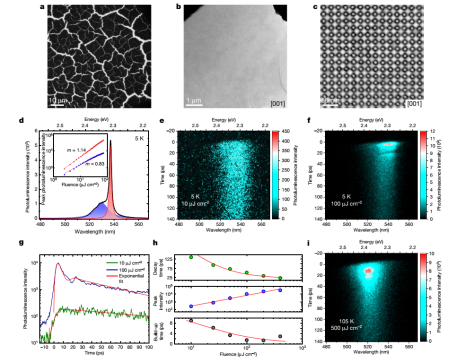 颠覆性进展！最新《Nature》封面，或将改变世界！,图片,论文,钙钛矿,光谱,分子,激光,纳米晶体,光源,第6张
